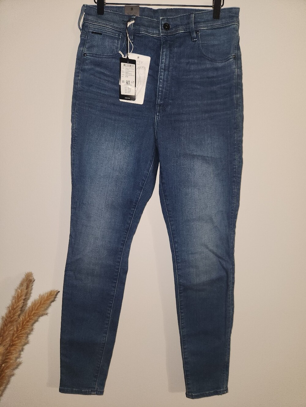 G Star Raw Kafey Ultra High Skinny Jeans